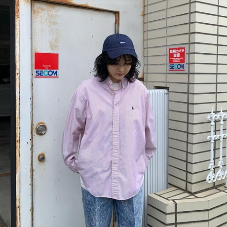 Ralph Laurenストライプシャツ