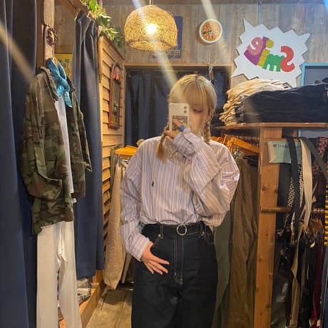 RALPH LAUREN MCMEELストライプシャツ