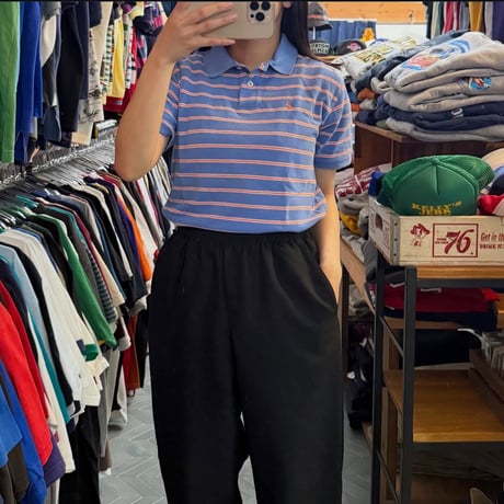 90s Ralph Lauren ボーダーポロシャツ