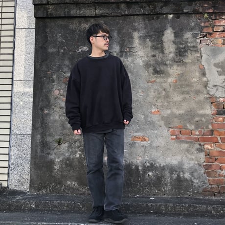 USA製 黒無地スウェットXXXL