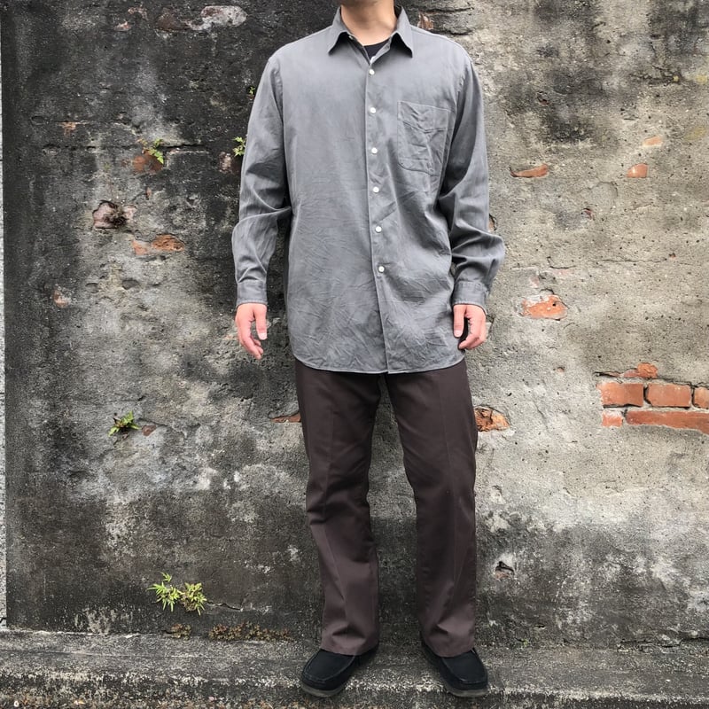 Ralph Lauren 無地シャツ 〝MARLOWE〟L グレー | CUSTOM FEVER