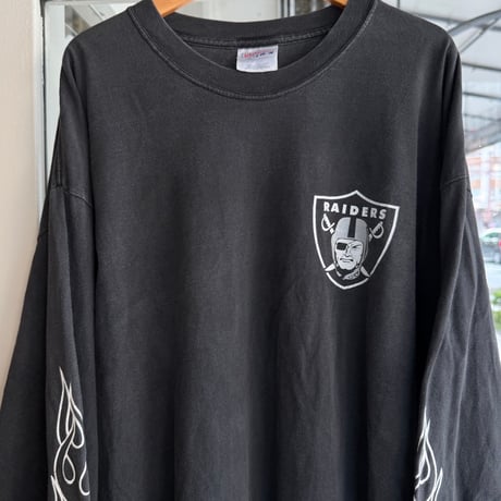 〜00's RAIDERS 袖プリントロンT