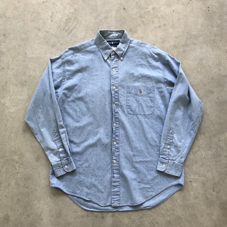 RALPH LAUREN デニムボタンダウンシャツ  BIG SHIRT