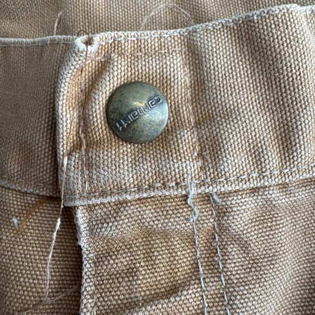 USA製 90's Carhartt Nylon Double Knee Hunting Pants 茶 W32×L30