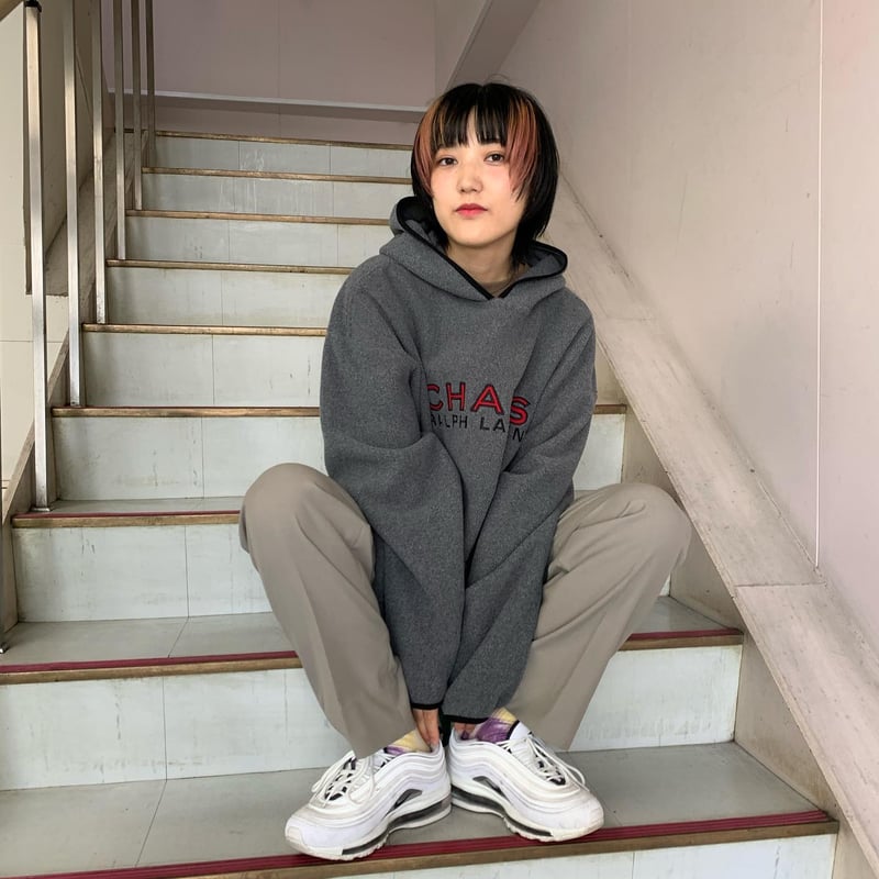 90s CHAPS チャップス ポロラルフローレン 背面ロゴ パーカー フルジップ | 【古着  らくふる】ビンテージ&リメイク専門のオンライン古着SHOP chaps ラルフローレン フリースパーカー