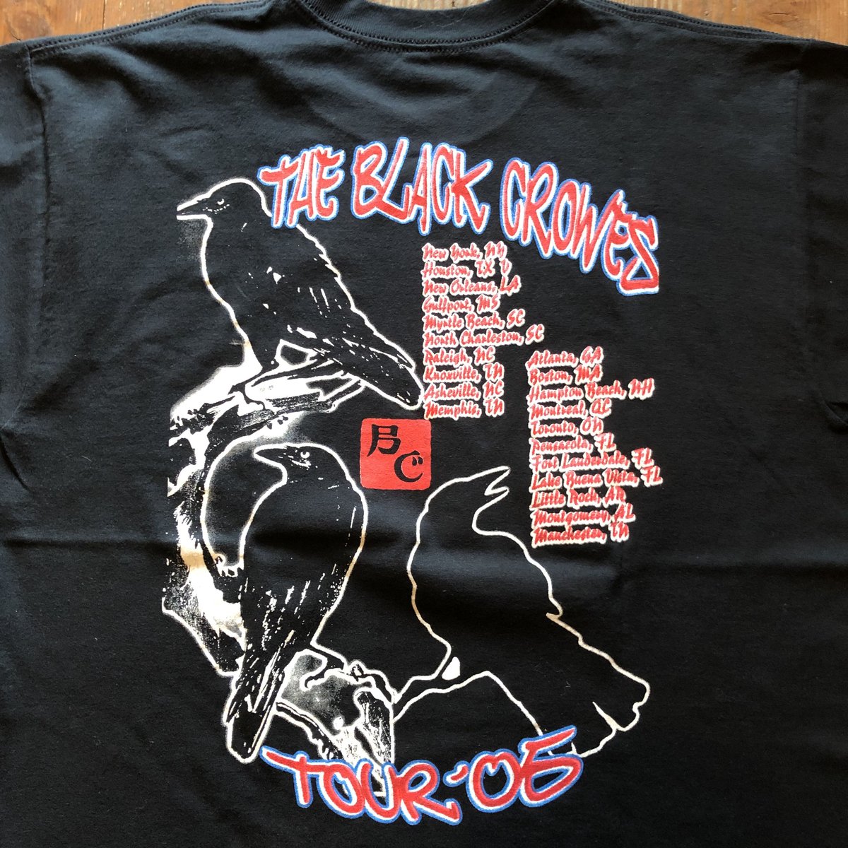 THE BLACK CROWS TOUR '05 バンドTシャツ | CUSTOM FEVER THE BLACK CROWS TOUR '05 バンドTシャツ | CUSTOM FEVER