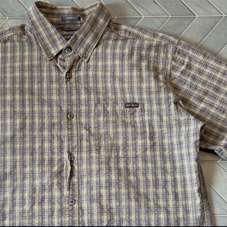 Eddie Bauer シアサッカーシャツ
