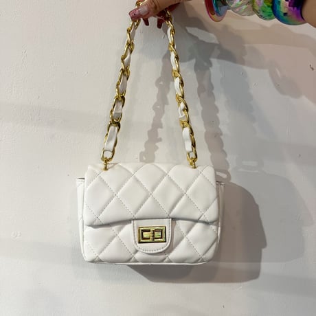 matte quilted bag