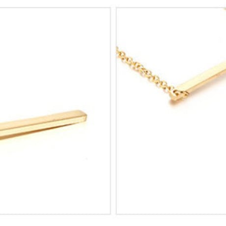 gold LETTER necklace