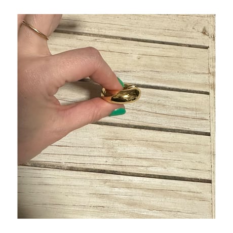 Thick gold ear cuff ( 片耳用 )