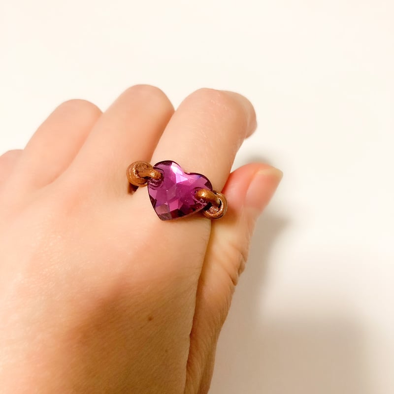 Otro Accesorio / エナメル ハート リング オトロ アクセソリオ Otro Accesorio |Red Enamel Heart Ring