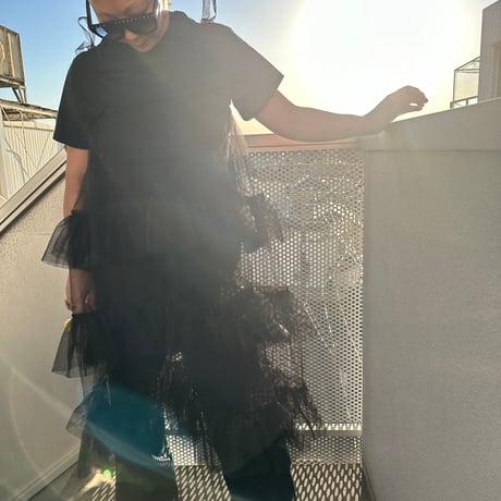 Black swan tulle dress / skirt