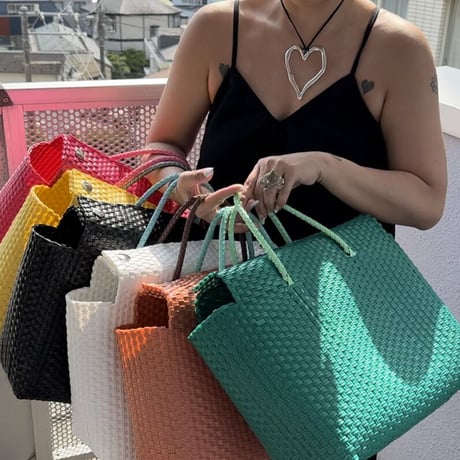 burself candy woven tote : large