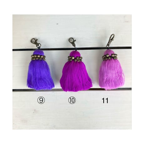 6inches tassel key charm