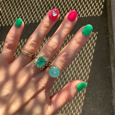 Green magical ring