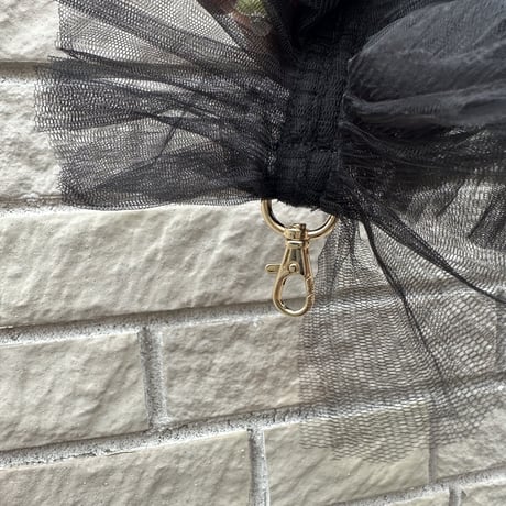 Wild flower tulle short strap