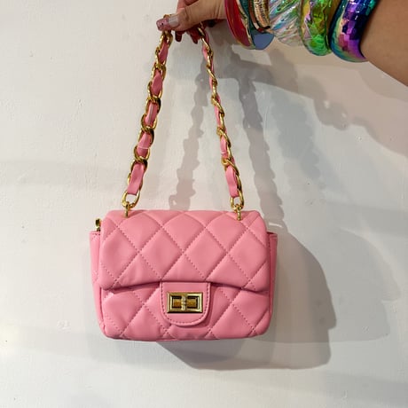 matte quilted bag