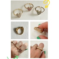 Thx SALE heart rings
