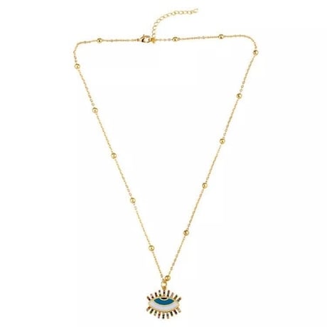 heart eye ／open eye necklace