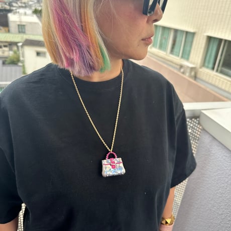 Mini bag necklace by kyo505 x burself