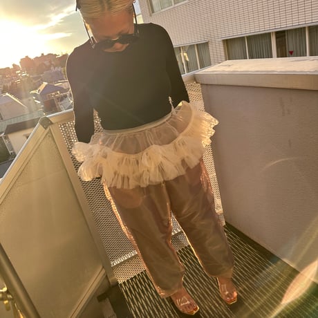 Ruffle tulle collar by DIR69