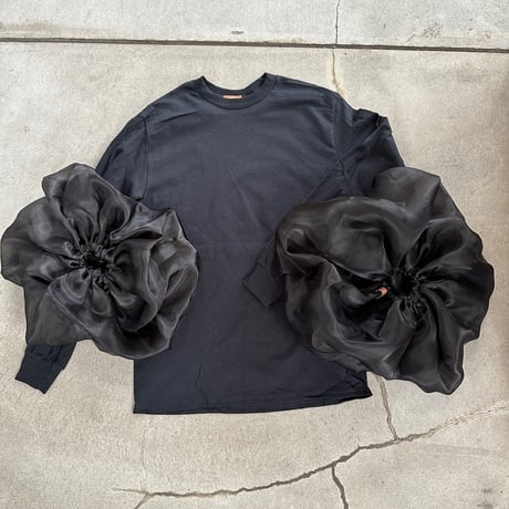 Removable big  cuff tee