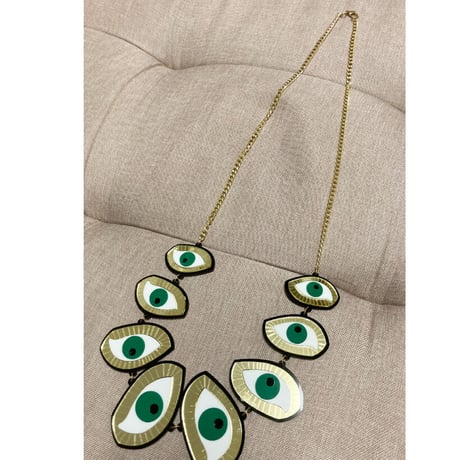 mirror eyes necklace