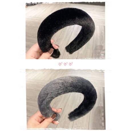 Lux eco fur headbands