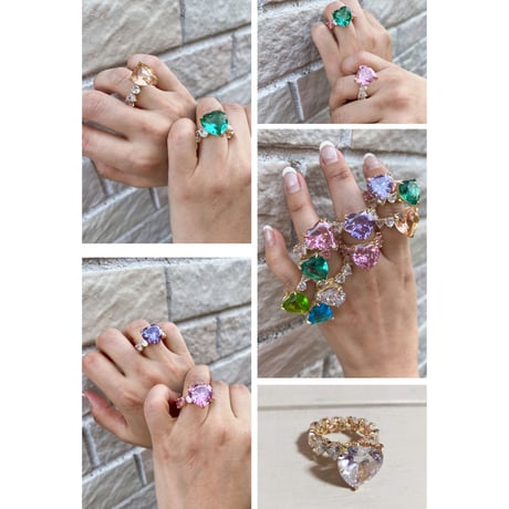 Princess heart ring