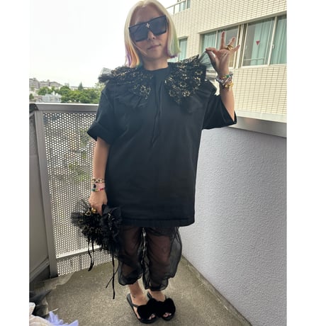 Lace tulle collar and cuff by DIR69 x burself