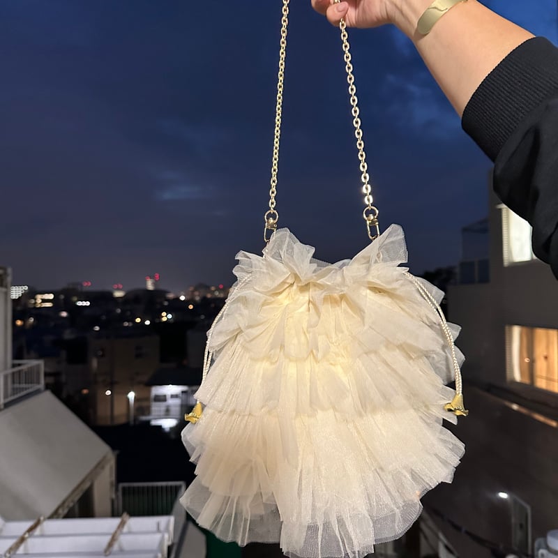 Special offer : tulle bag w chain by DIR69 | bu