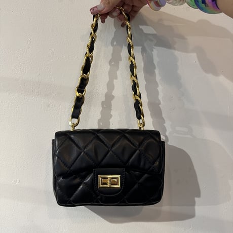 matte quilted bag