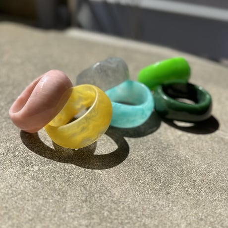Thick sorbet bangle