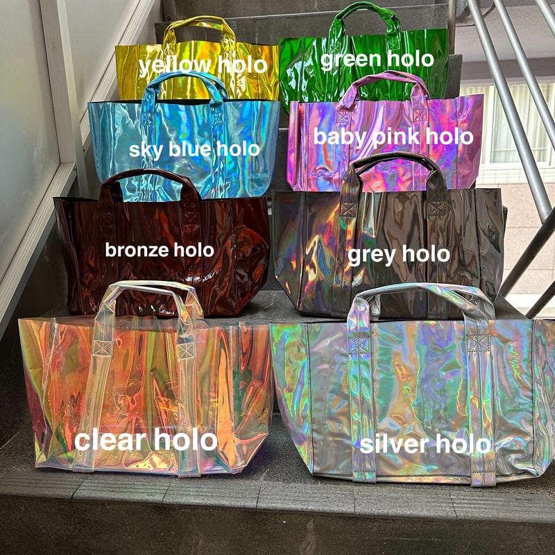 Holographic tote hot sale