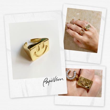 Rec smiley ring