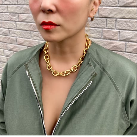 Stainless chunky chain necklace