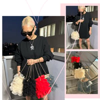Special offer : tulle bag w chain by DIR69