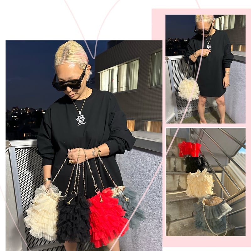 Special offer : tulle bag w chain by DIR69 | bu