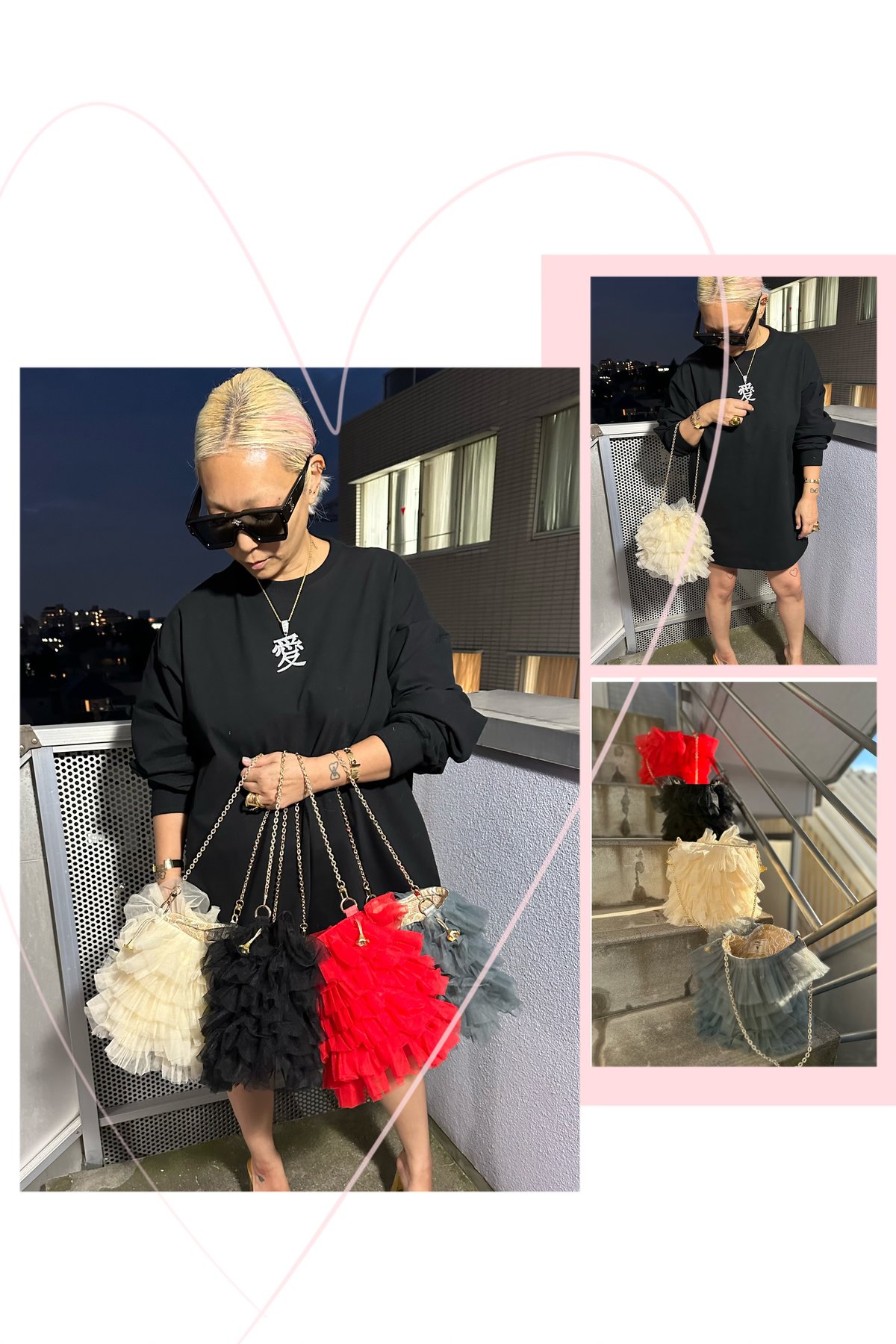 Special offer : tulle bag w chain by DIR69 | bu
