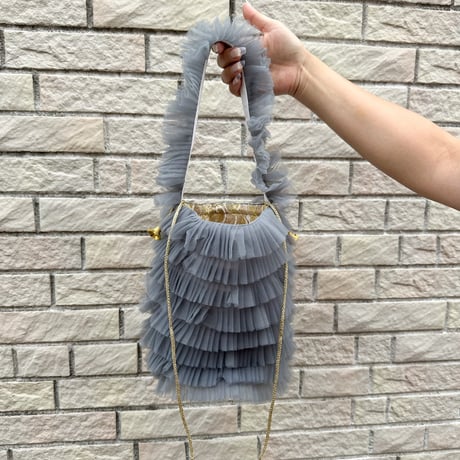 burself×DIR69  new tulle bucket bag