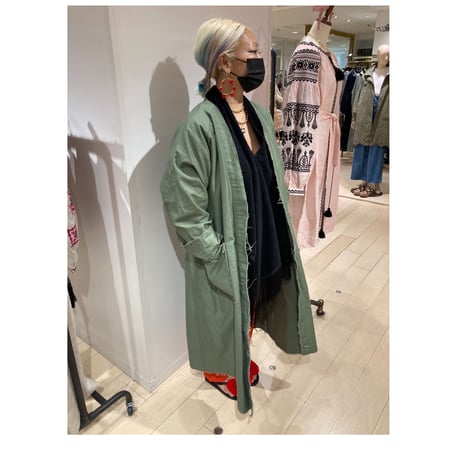 Cut off millitary coat