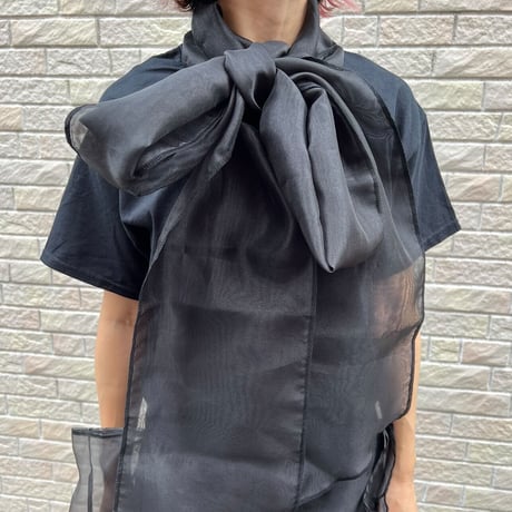organza bow tee