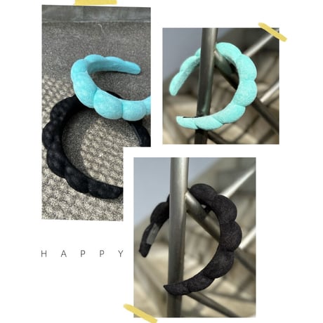 Scallop pile headband