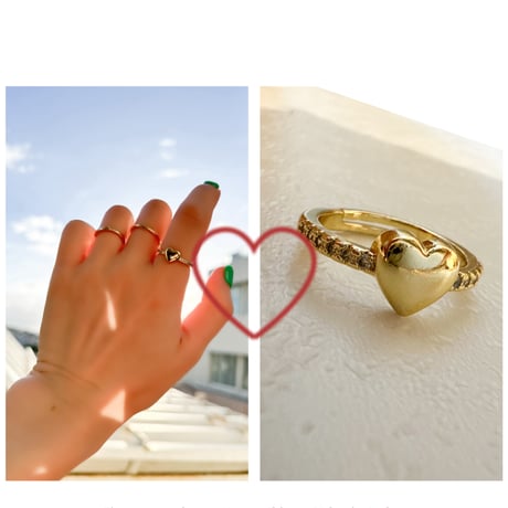 Thx SALE 2 / mini heart ring