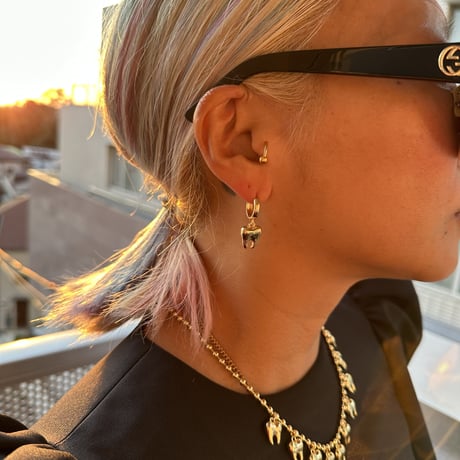 teeth earring 片耳用