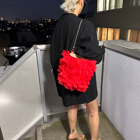 Special offer : tulle bag w chain by DIR69