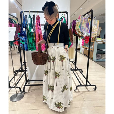 Cotton Maxi skirt w tulle lining by DIR69