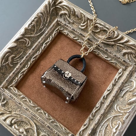 Mini bag necklace by kyo505 x burself