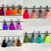 6inches tassel key charm