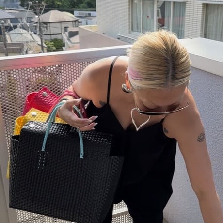 burself candy woven tote : large